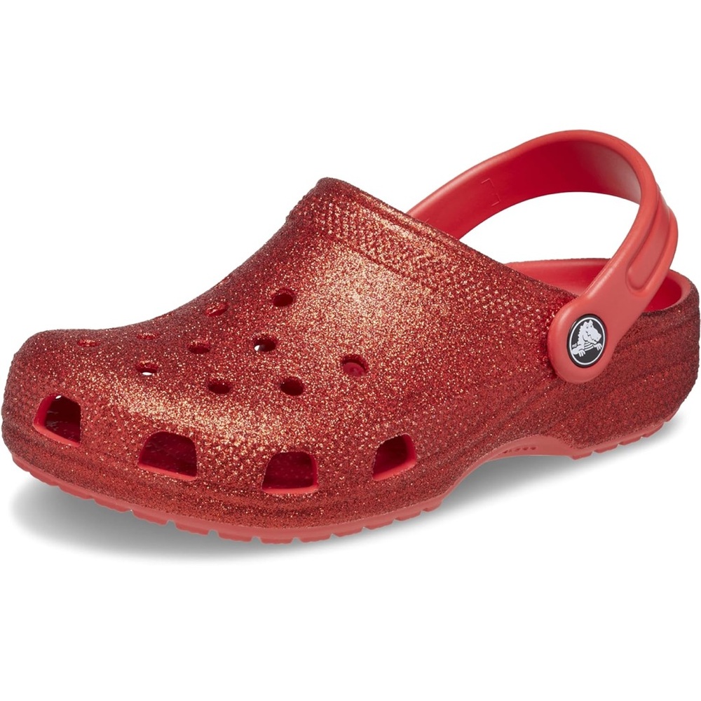 Crocs Kids Glitter Clog - Red